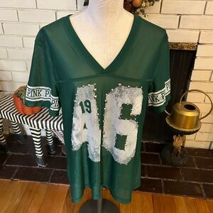 RARE Binghamton University Victoria’s Secret PINK Studded Jersey Large